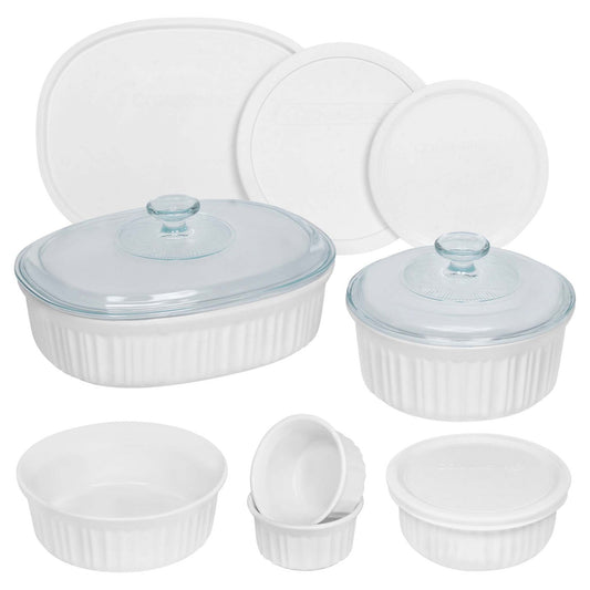 FRENCH 12PC ROUND & OVAL BAKING SET