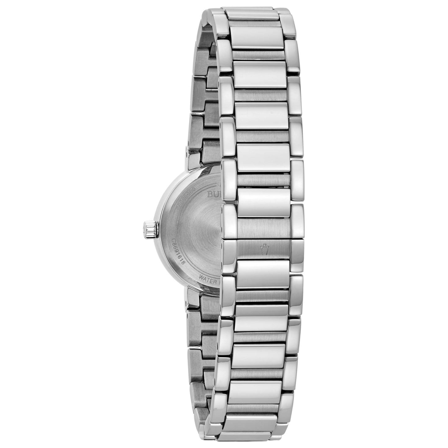LADIES MODERN STAINLESS STEEL WATCH MOTHER-OF-PEARL