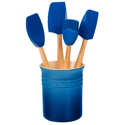 5PC CRAFT SERIES SILICONE UTENSIL SET W/ CROCK MARSEILLE