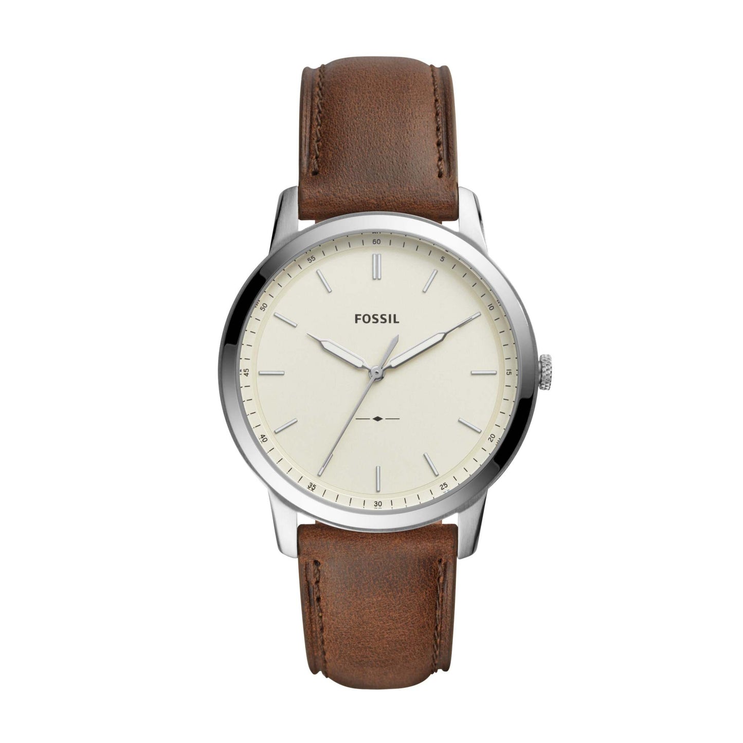 MEN'S MINIMALIST LEATHER STRAP WATCH