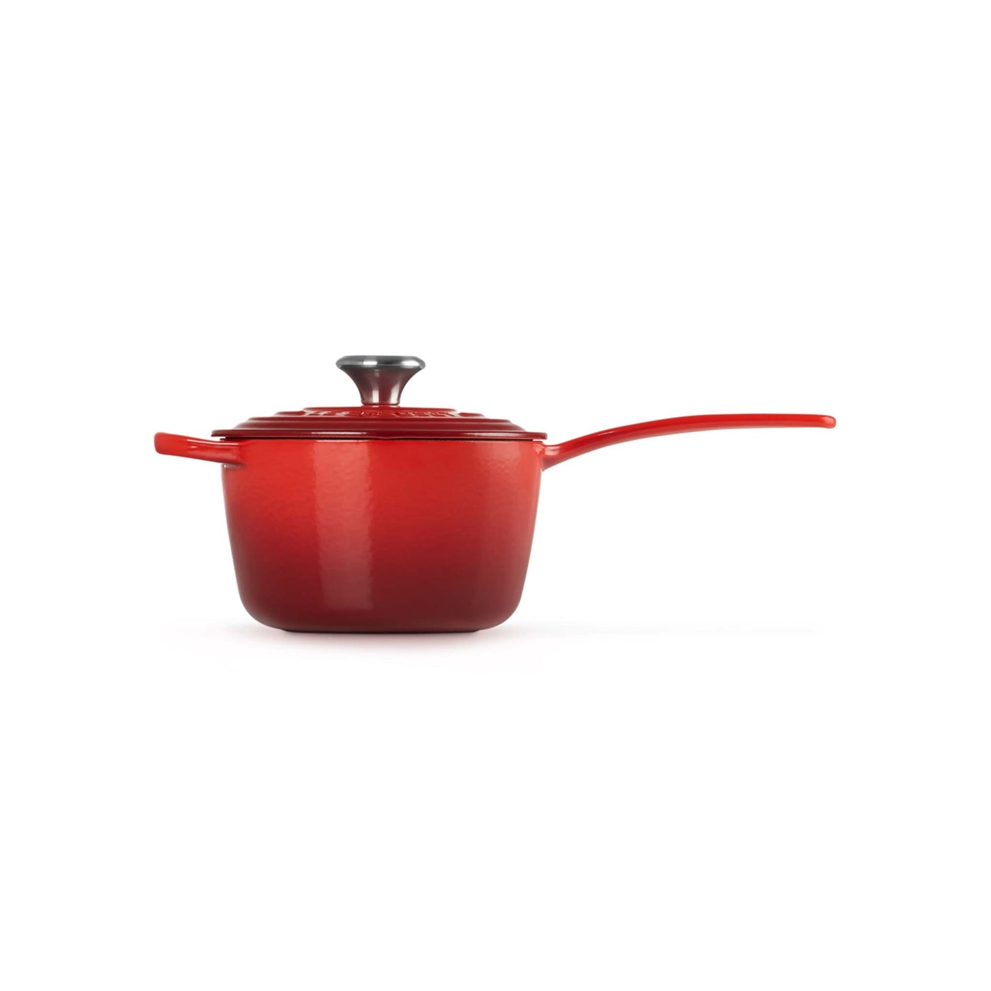 1.75QT SIGNATURE CAST IRON SAUCEPAN CERISE