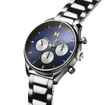 MEN'S AIRHAWK MULTI-DIAL STAINLESS STEEL WATCH, COASTAL
