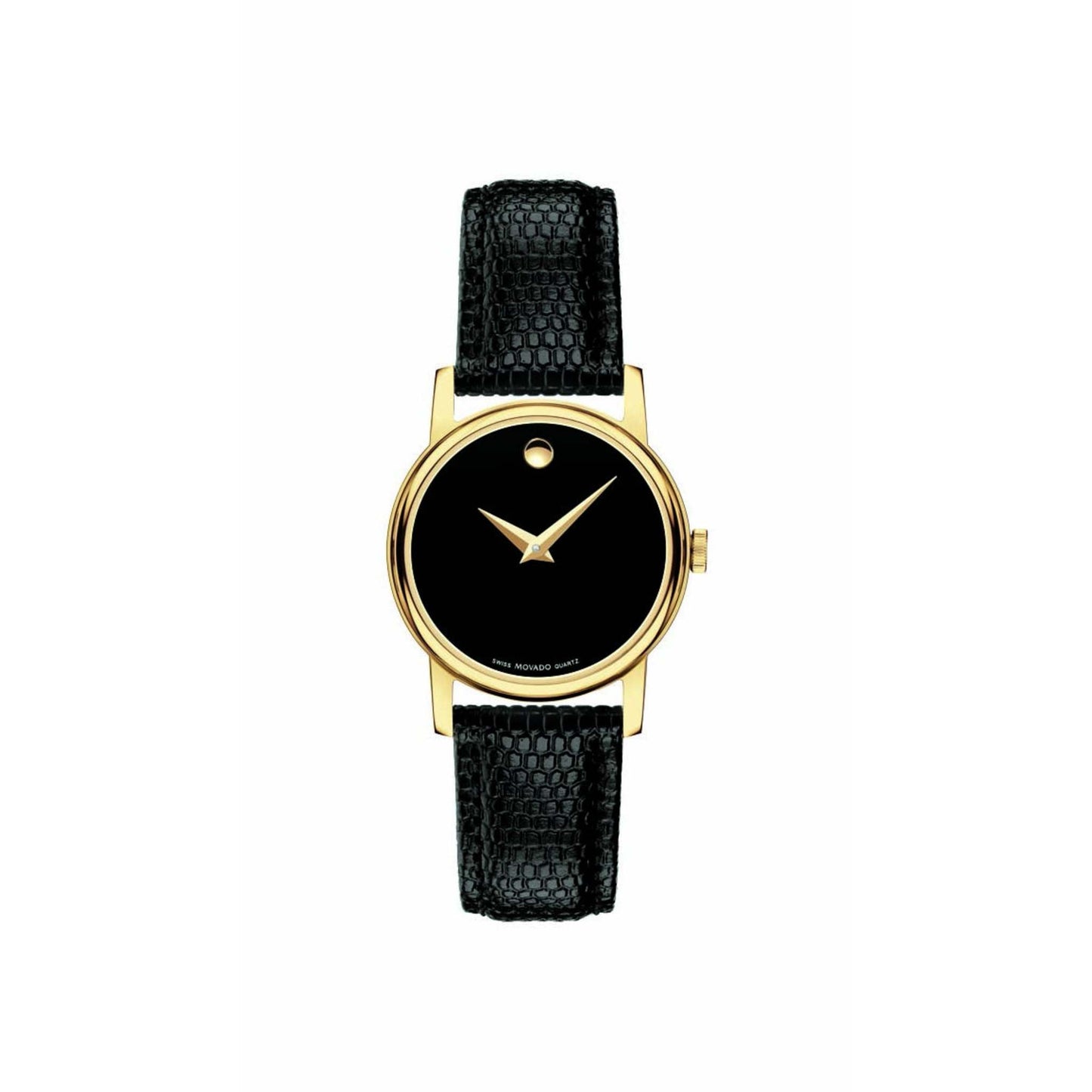 LADIES MUSEUM CLASSIC TEXTURED LEATHER STRAP WATCH