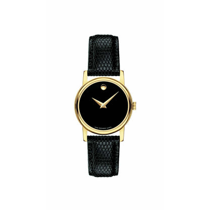 LADIES MUSEUM CLASSIC TEXTURED LEATHER STRAP WATCH
