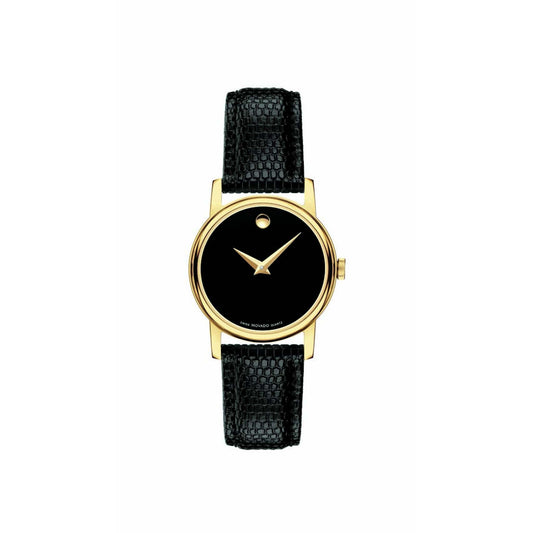 LADIES MUSEUM CLASSIC TEXTURED LEATHER STRAP WATCH