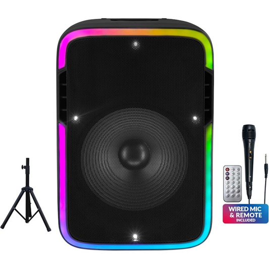 15 INCH PARTY SPEAKER WITH TRIPOD STAND