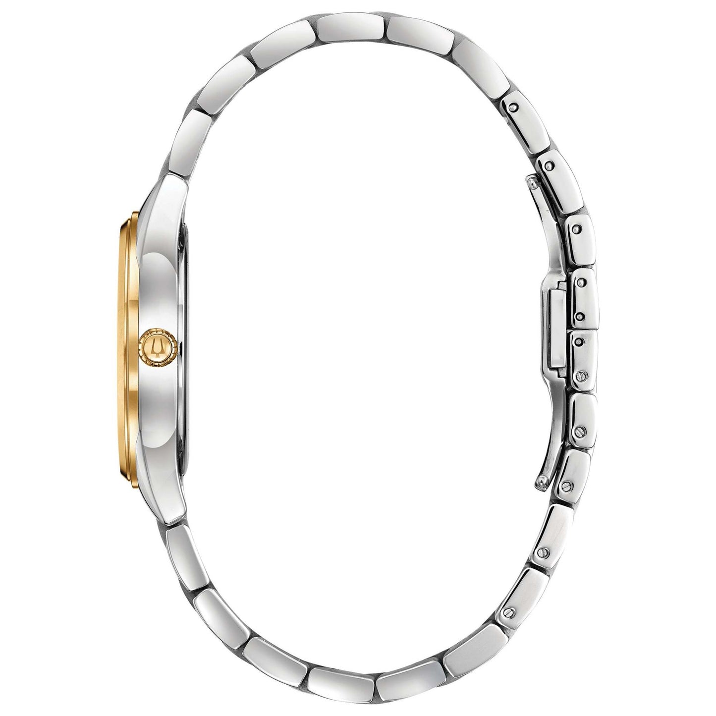 LADIES SUTTON 2-TONE STAINLESS STEEL WATCH MOTHER-OF-PEARL