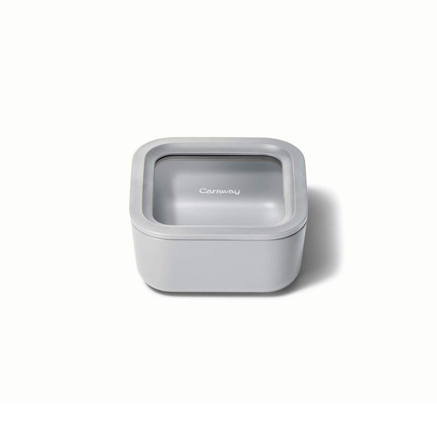 4.4 CUP GLASS FOOD CONTAINER SQUARE SHAPE W/ LID