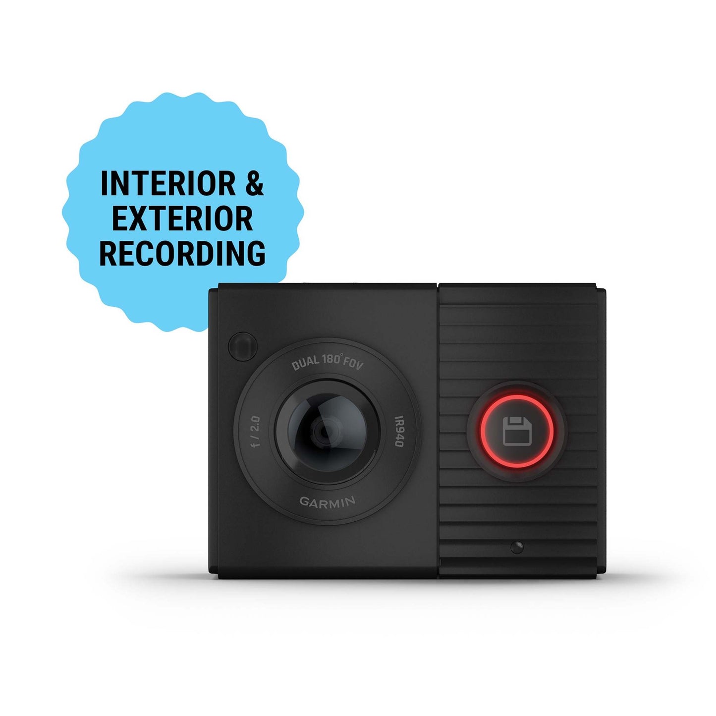 DASH CAM TANDEM DUAL-LENS DASH CAM W/ TWO 180-DEGREE LENSES