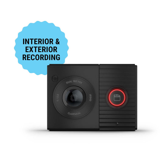 DASH CAM TANDEM DUAL-LENS DASH CAM W/ TWO 180-DEGREE LENSES