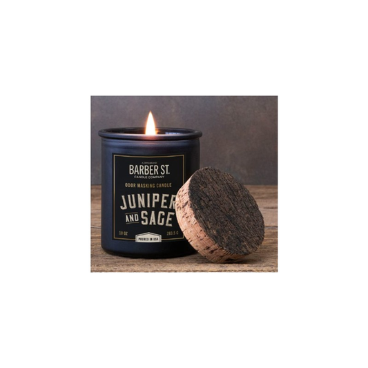 BARBER ST. CANDLE COMPANY - JUNIPER & SAGE
