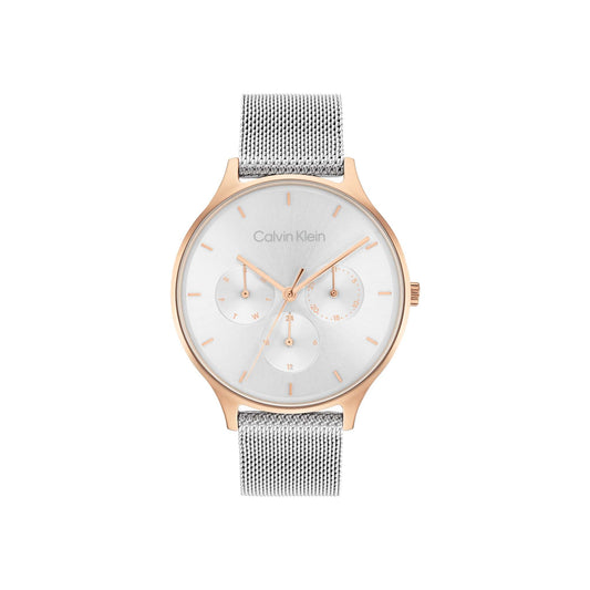 LADIES TIMELESS MULTI-FUNCTION SS MESH WATCH