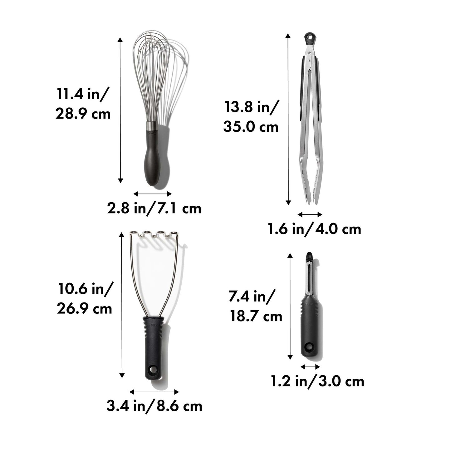 GOOD GRIPS 4PC ESSENTIAL KITCHEN TOOL SET