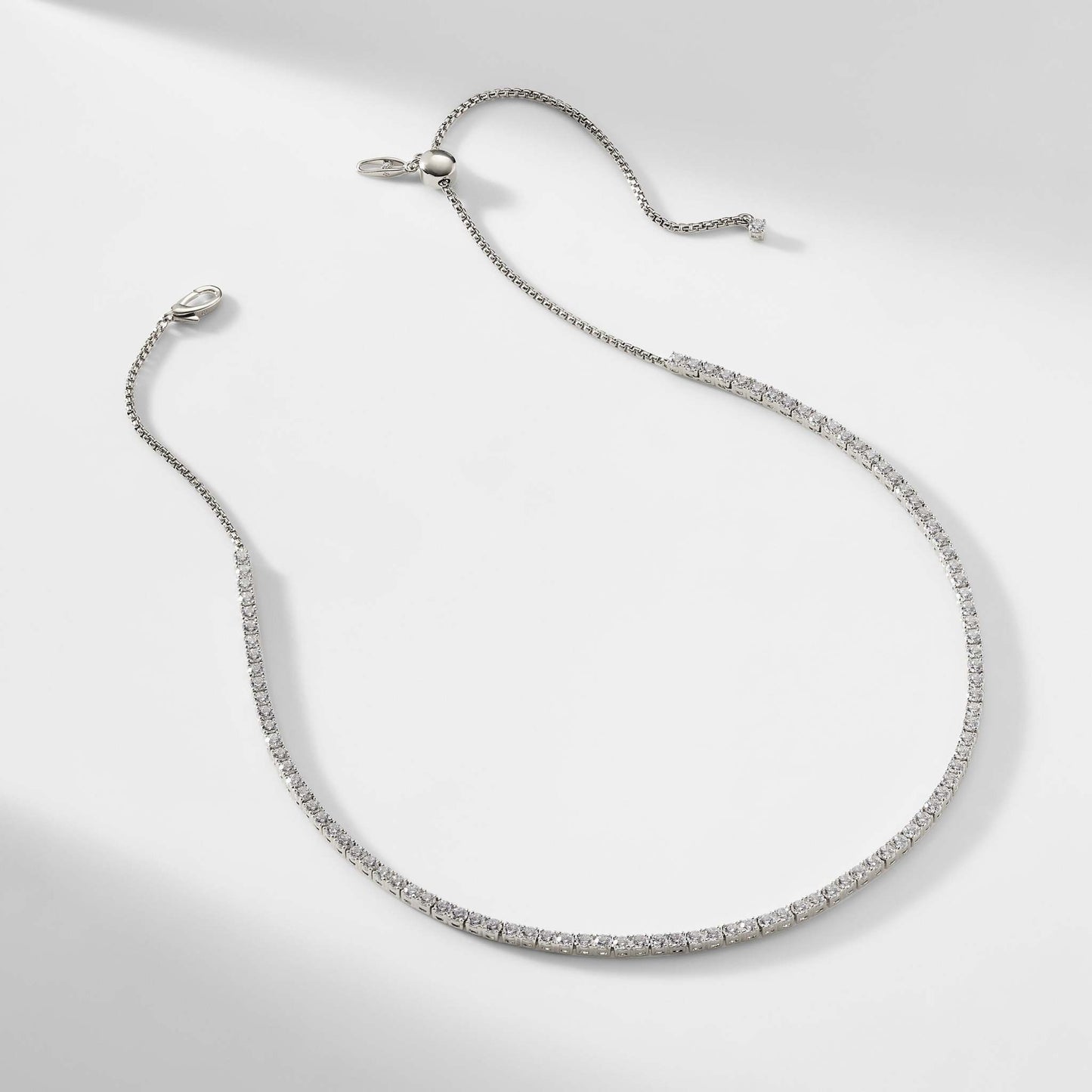 LOVE ALL TENNIS NECKLACE SLIDER