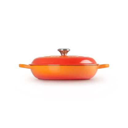 3.5QT SIGNATURE CAST IRON BRAISER FLAME