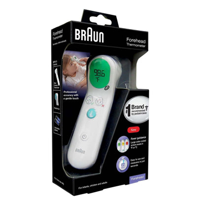FOREHEAD THERMOMETER W/ FEVER GUIDANCE SYSTEM