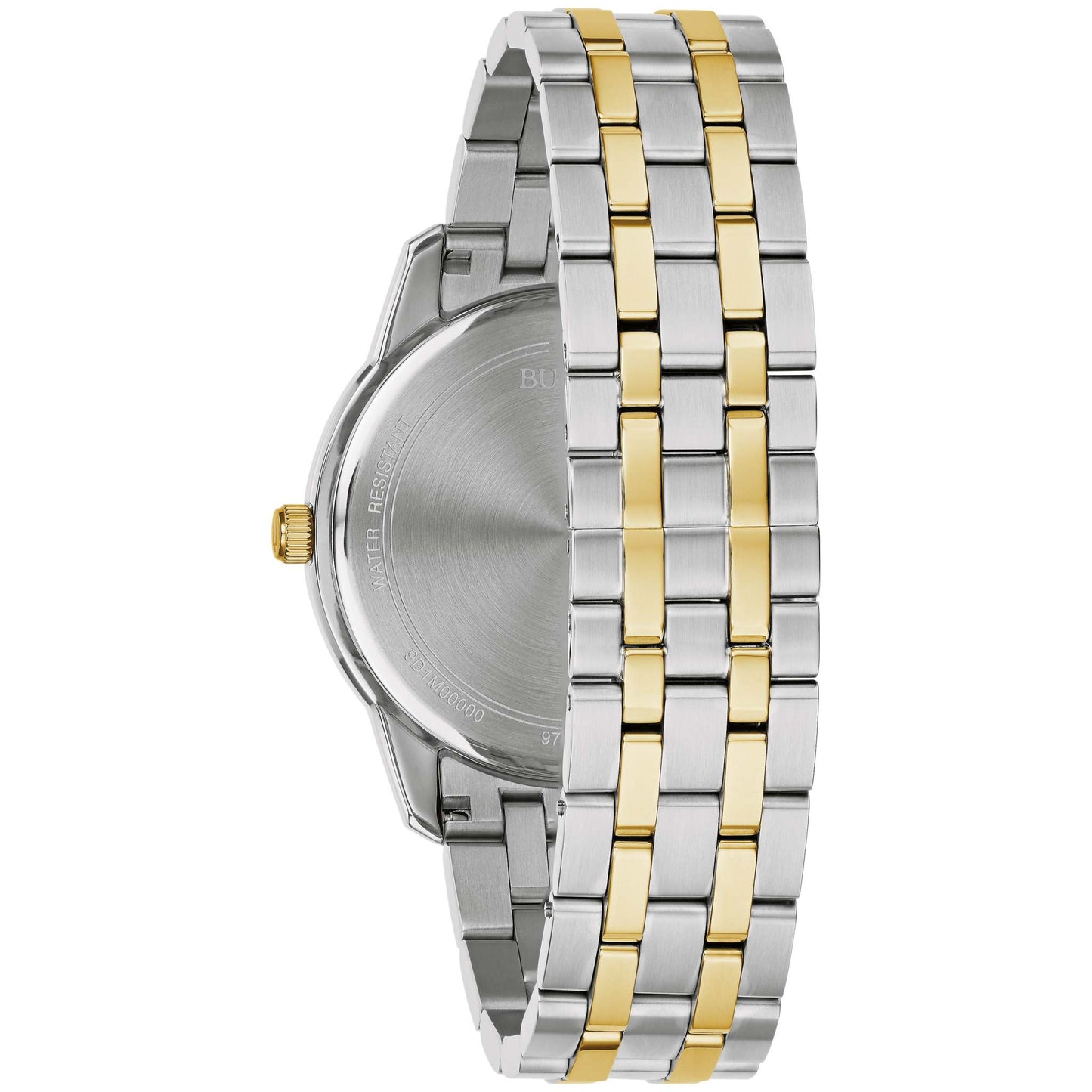 MENS SUTTON & CRYSTAL STAINLESS STEEL WATCH