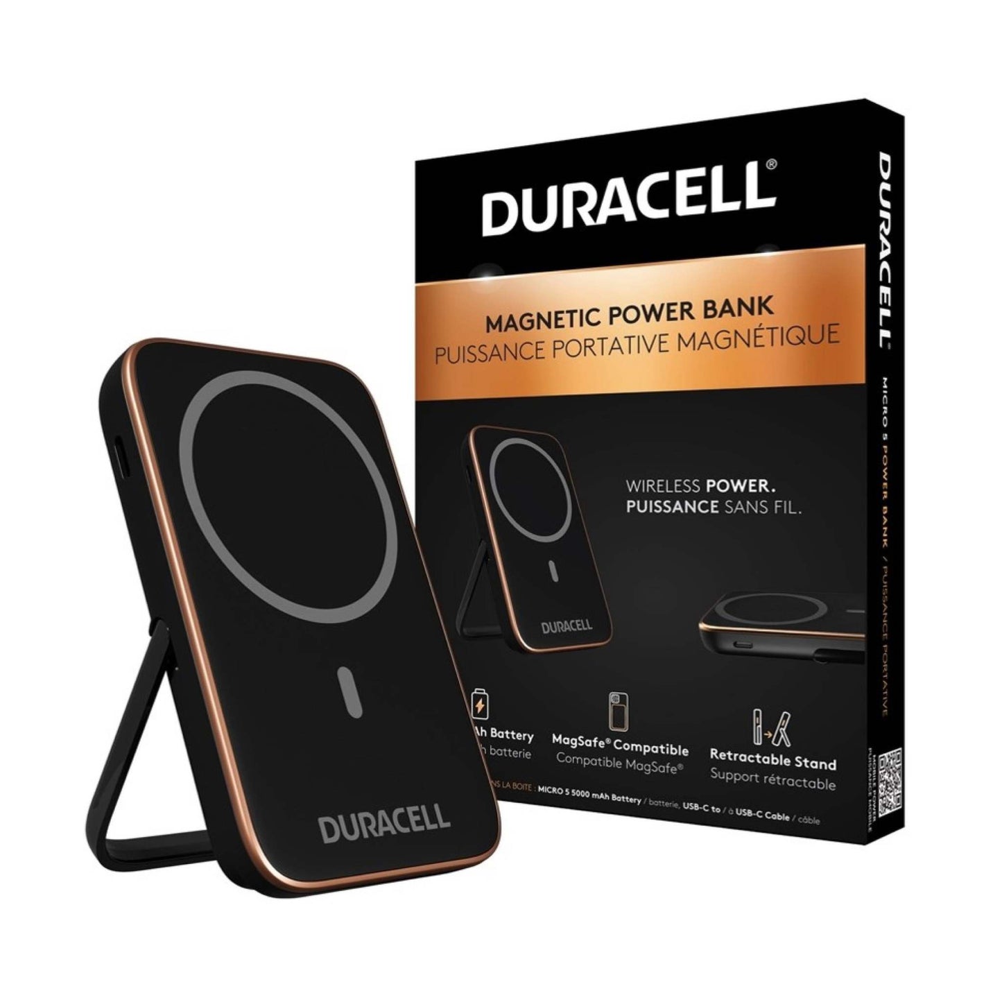 MICRO 5 MAGNETIC WIRELESS 5000MAH POWER BANK