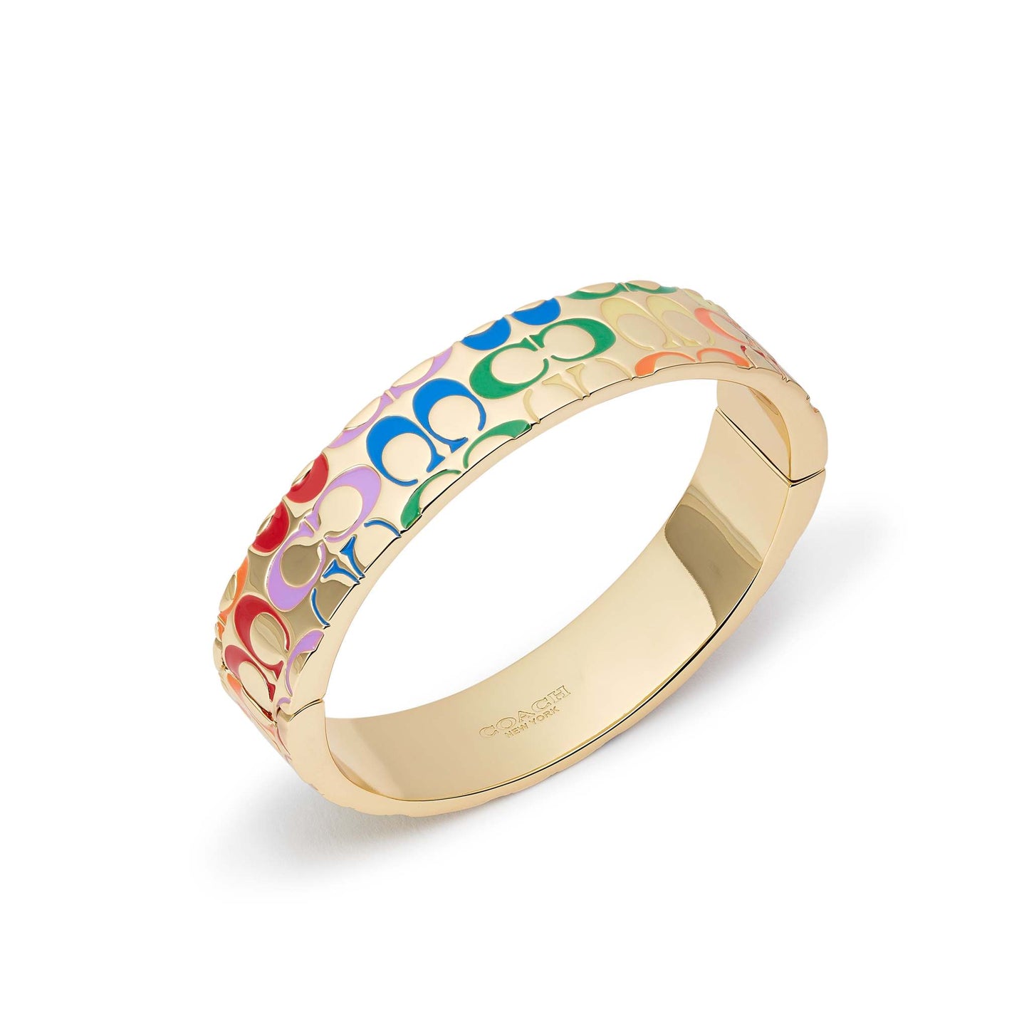 RAINBOW QUILTED C BANGLE