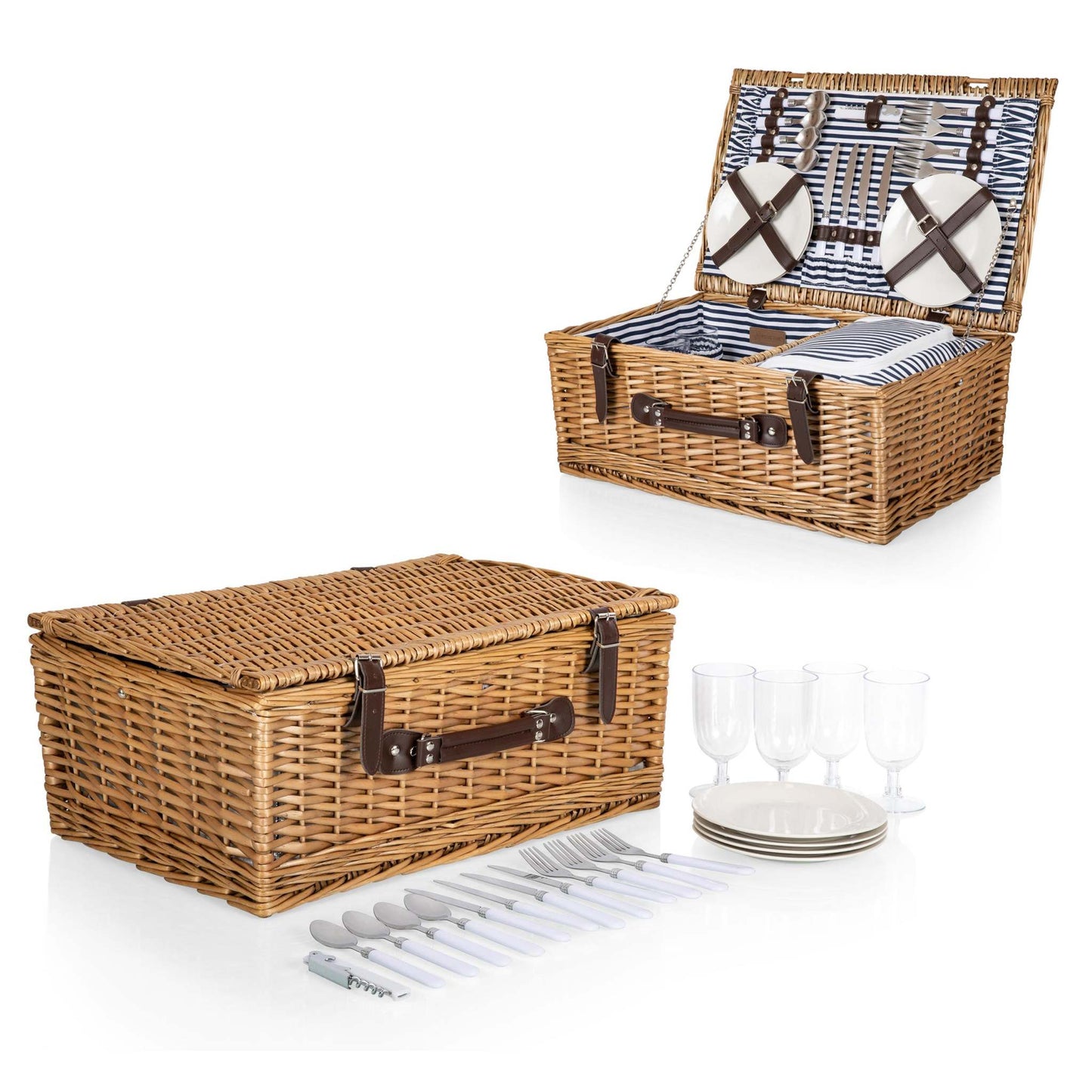 BELMONT PICNIC BASKET & STRIPE