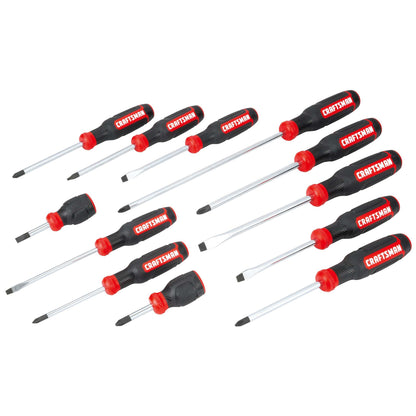 12PC BI-MATERIAL SCREWDRIVER SET