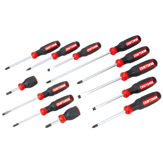 12PC BI-MATERIAL SCREWDRIVER SET