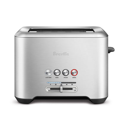 BREVILLE THE BIT MORE 2 SLICE TOASTER - BRUSHED STAINLESS STEEL