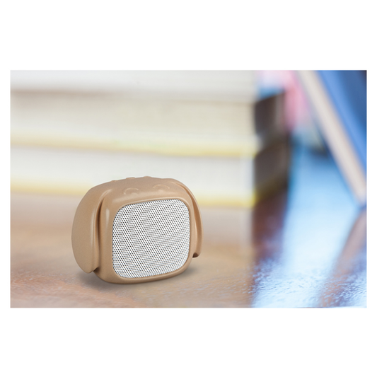 WILD TAILZ BLUETOOTH PORTABLE SPEAKER DOG - (TAN)