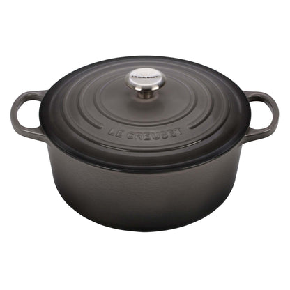 7.25QT SIGNATURE CAST IRON ROUND DUTCH OVEN OYSTER