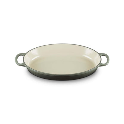 3QT SIGNATURE CAST IRON OVAL BAKER OYSTER