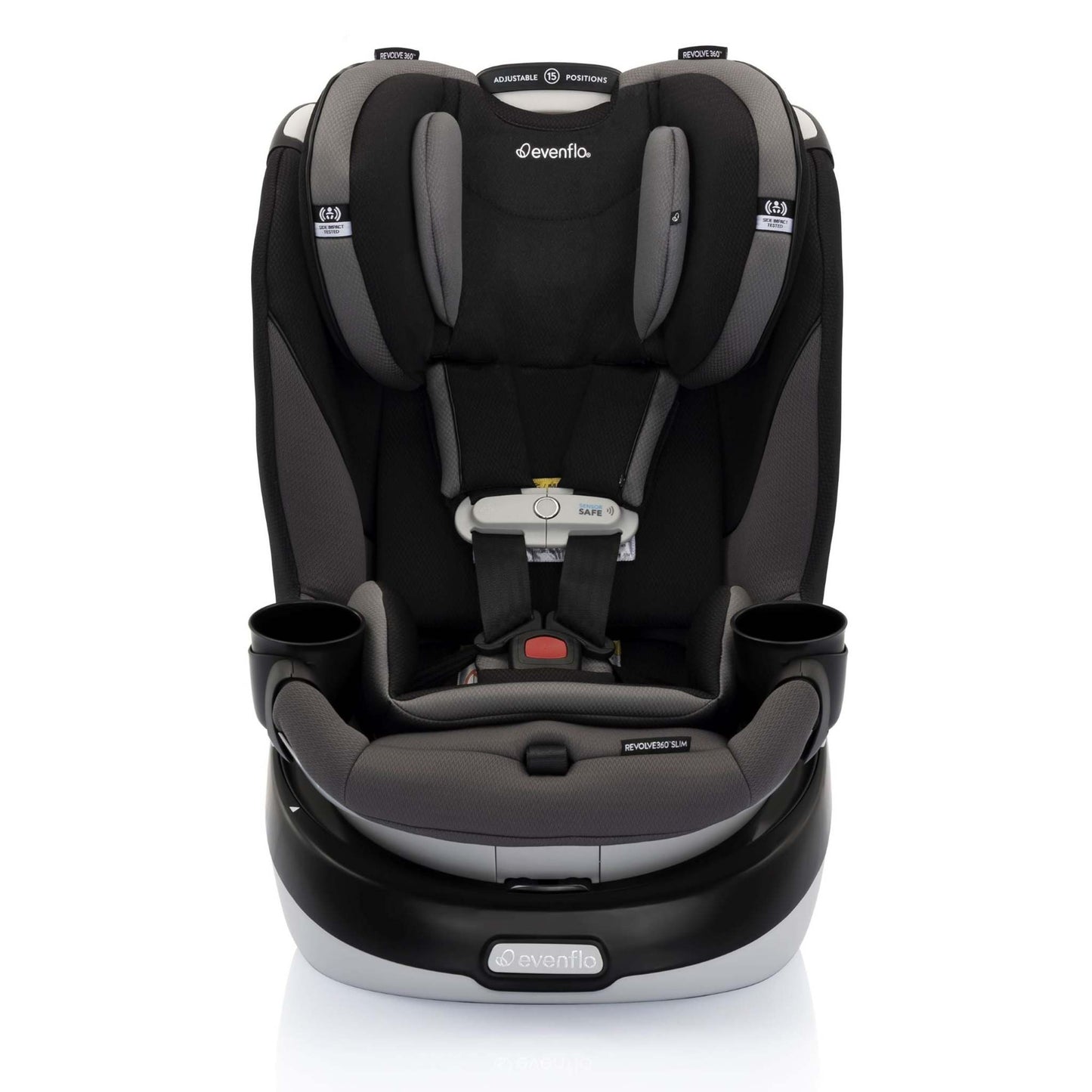 REVOLVE360 SLIM 2-IN-1 ROTATIONAL CAR SEAT + SENSORSAFE OBSIDIAN