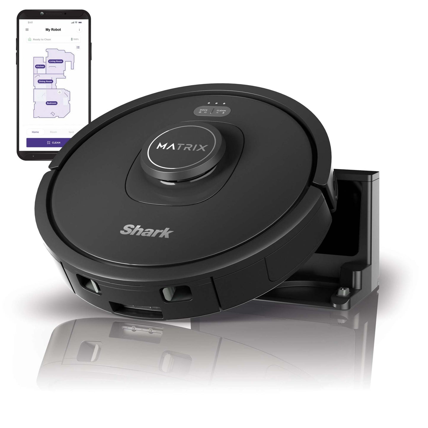 MATRIX ROBOT VACUUM W/ SELF CLEANING BRUSHROLL