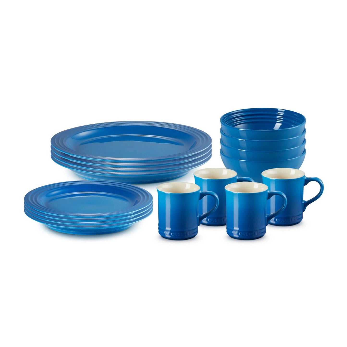 16PC STONEWARE DINNERWARE SET MARSEILLE