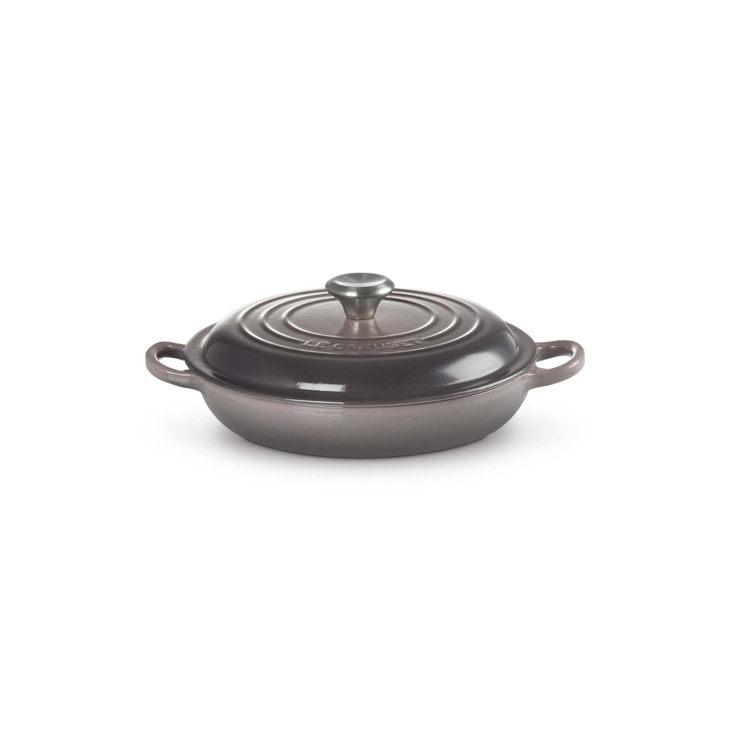 1.5QT SIGNATURE CAST IRON BRAISER OYSTER