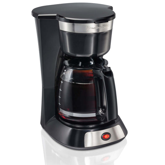 12 CUP COFFEEMAKER W/ STAINLESS STEEL ACCENTS