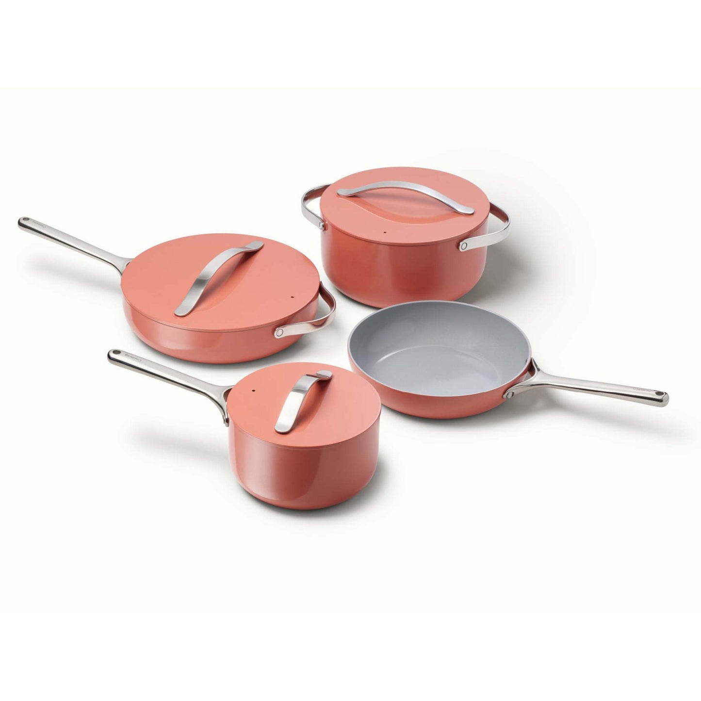 NON-TOXIC NONSTICK CERAMIC COOKWARE SET PERRACOTTA