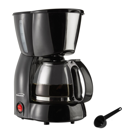 4 CUP - COFFEEMAKER - (BLACK)