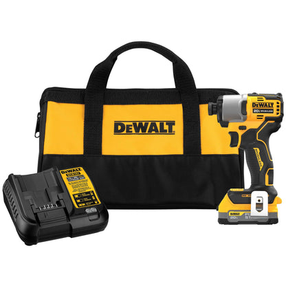 20V MAX HIGH PERFORMANCE 1/4" IMPACT DRIVER KIT W/ POWERSTACK BATTERY
