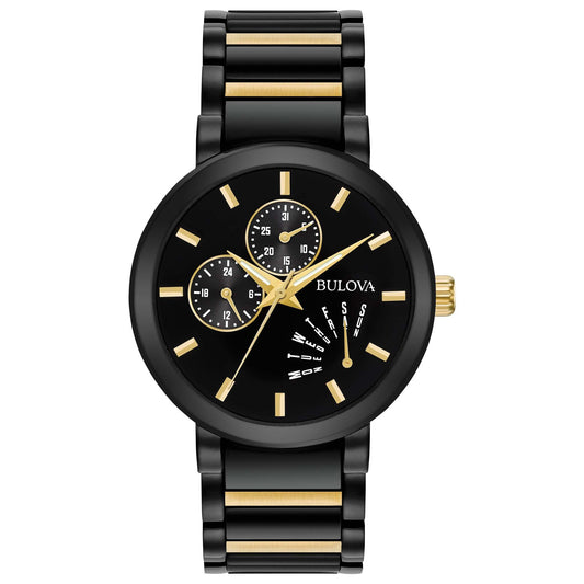 MENS CLASSIC ION-PLATED STAINLESS STEEL WATCH