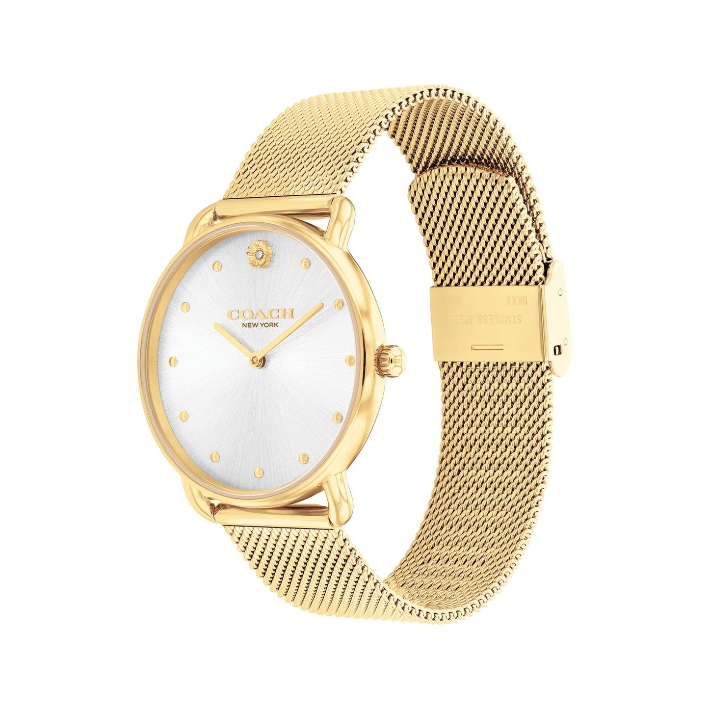 LADIES' ELLIOT STAINLESS STEEL MESH WATCH