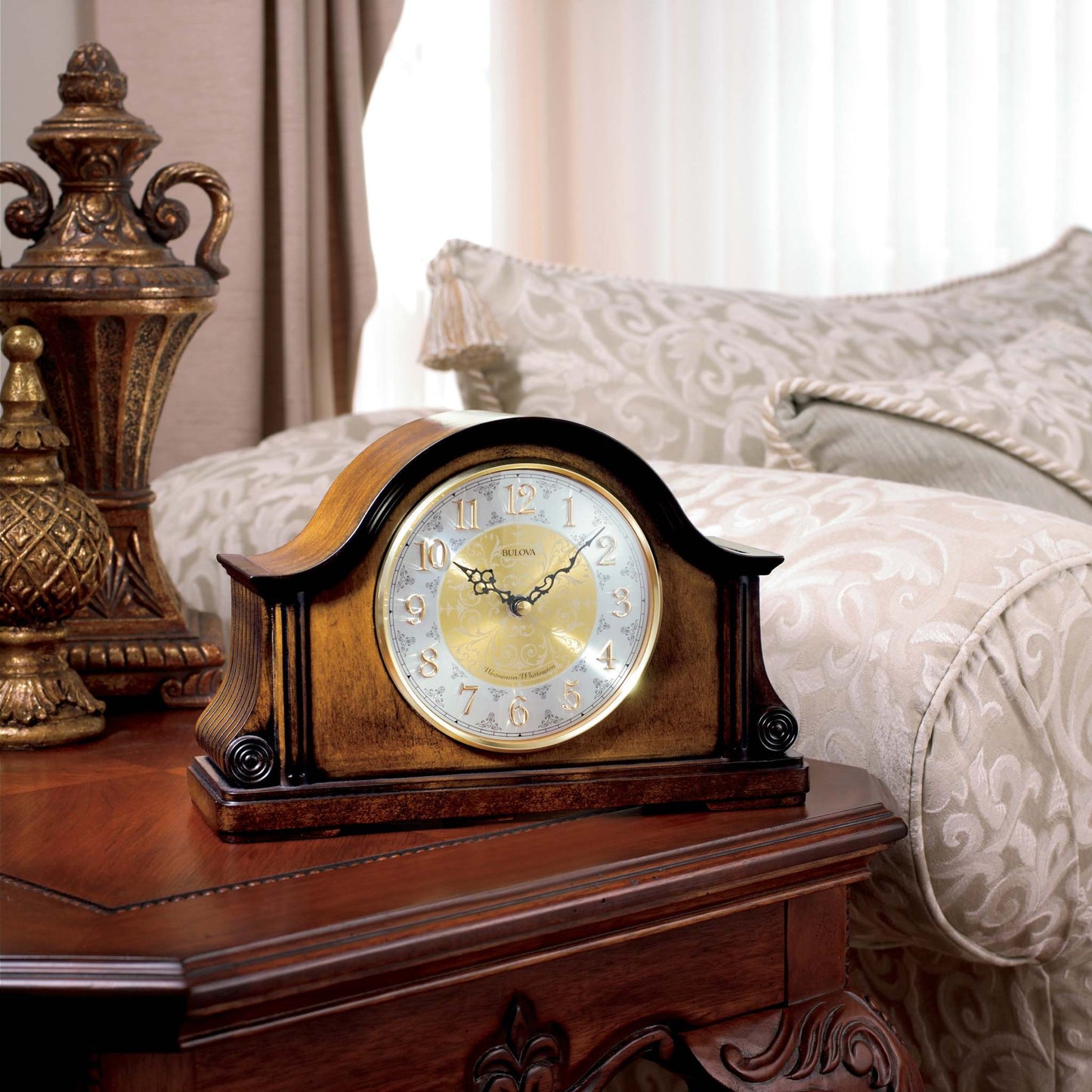 CHADBOURNE WOODEN MANTEL CLOCK