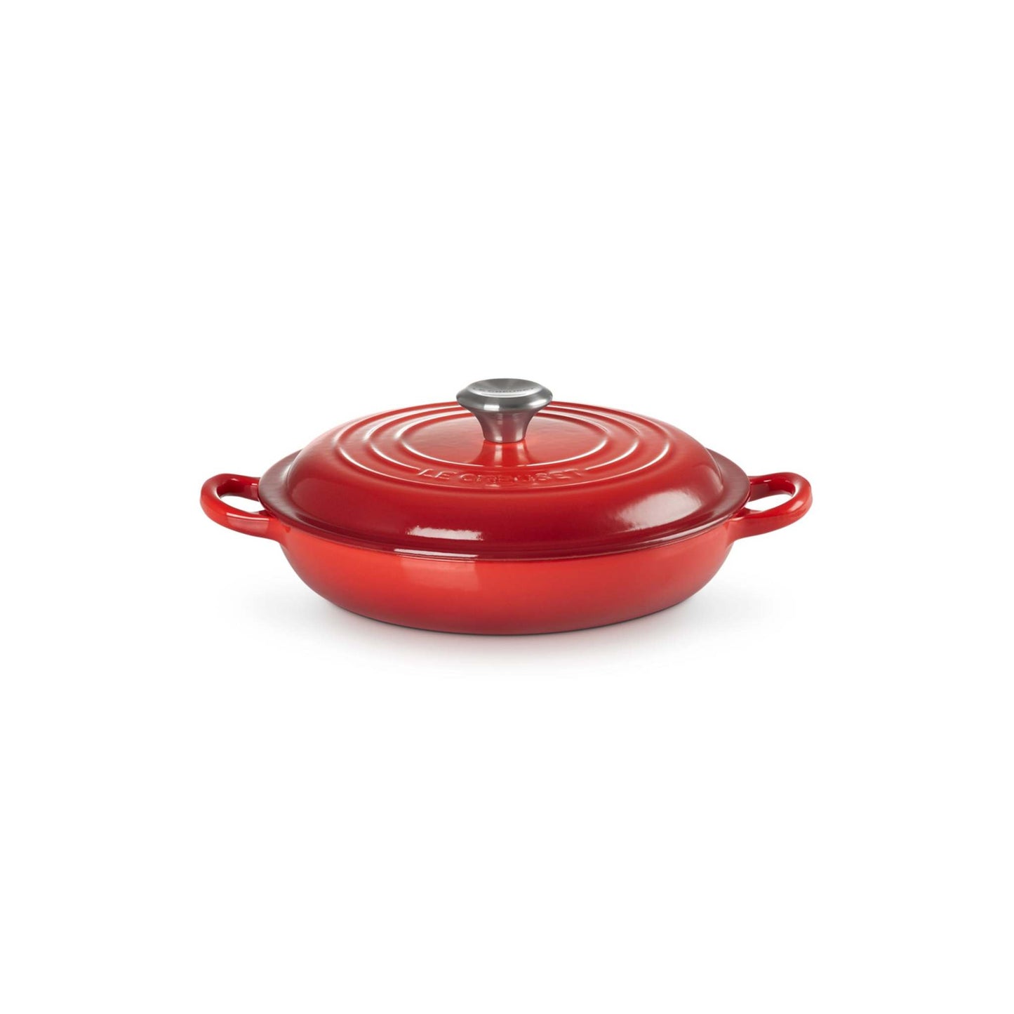 1.5QT SIGNATURE CAST IRON BRAISER CERISE