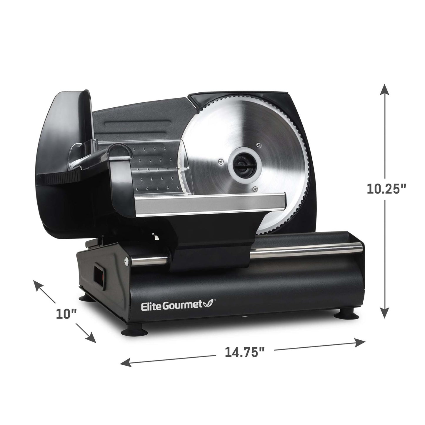 ULTIMATE PRECISION STAINLESS STEEL ELECTRIC FOOD SLICER