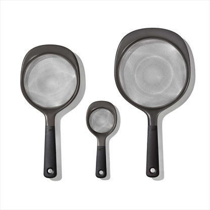 GOOD GRIPS 3PC STRAINER SET