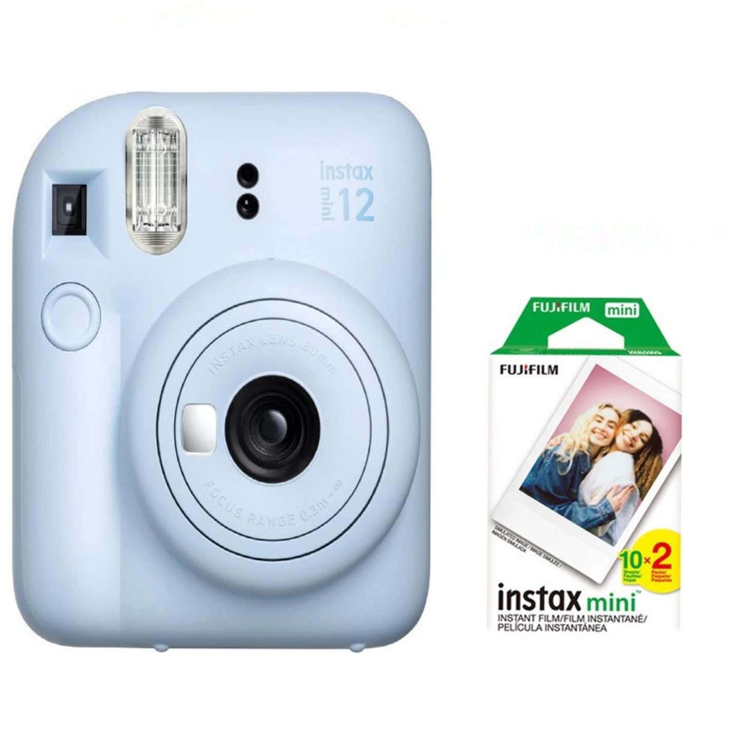 MINI 12 INSTAX CAMERA KIT - (PASTEL BLUE)