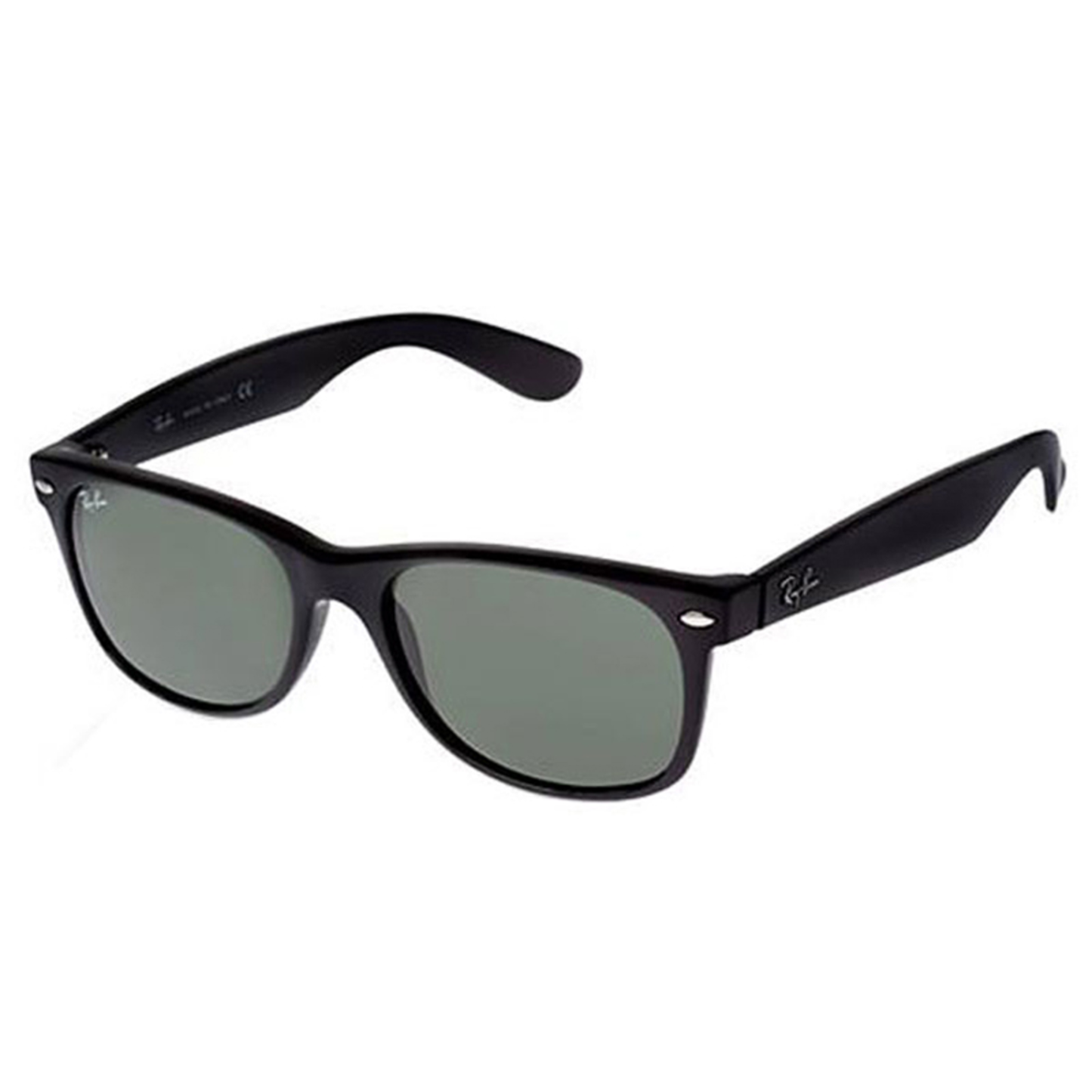 WAYFARER SUNGLASSES - (BLACK CRYSTAL GREEN)