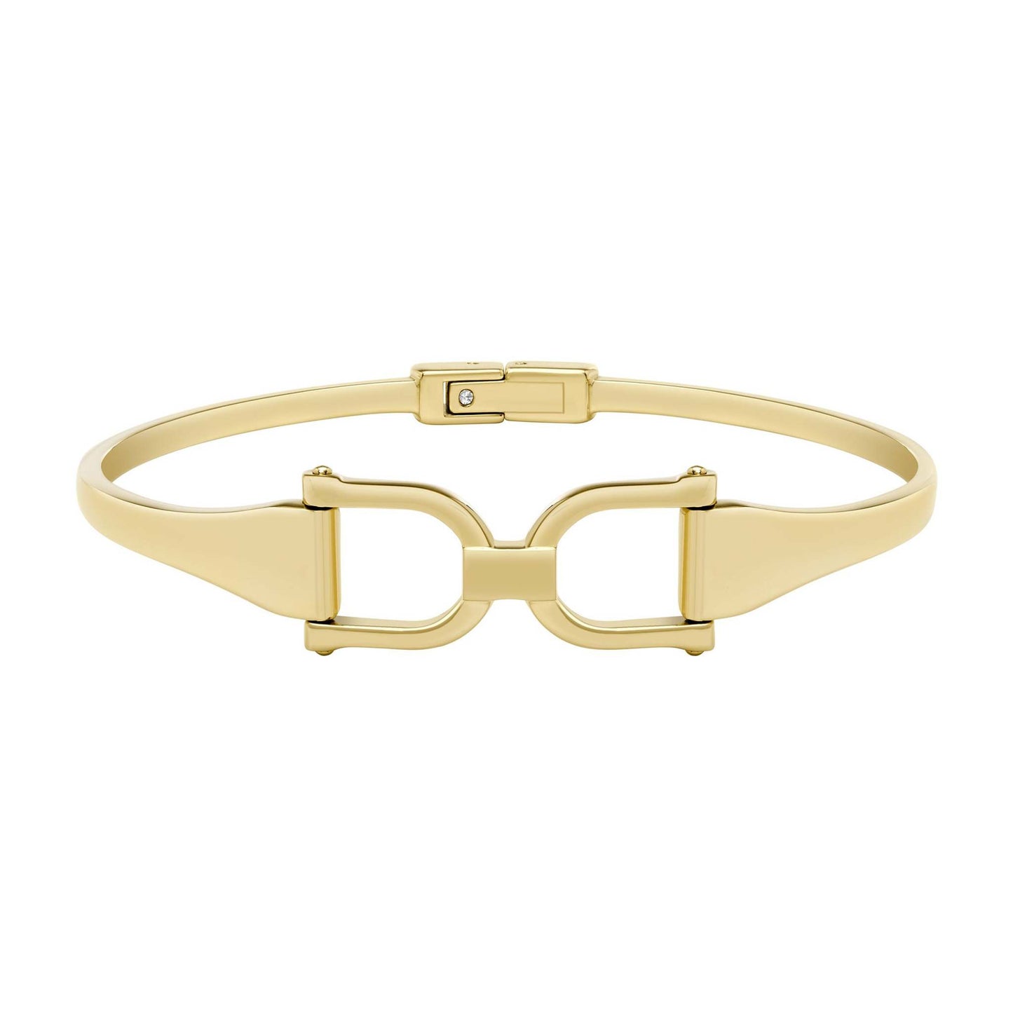 HERITAGE D-LINK STAINLESS STEEL BANGLE BRACELET