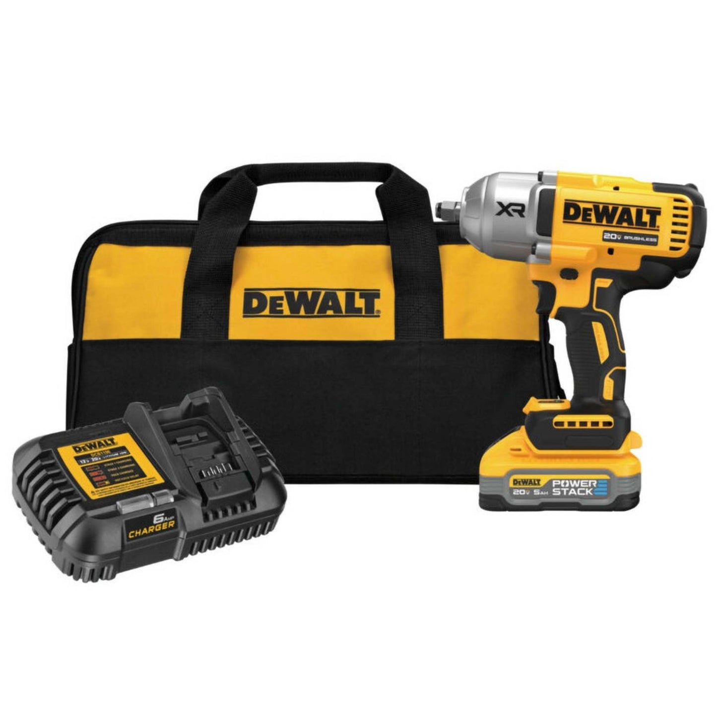 20V MAX XR HIGH TORQUE 1/2" IMPACT WRENCH KIT W/ POWERSTACK BATTERY
