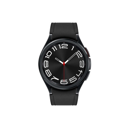 GALAXY WATCH6 43MM CLASSIC STAINLESS STEEL & LEATHER STRAP SMARTWATCH