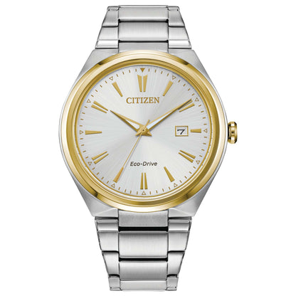 MEN'S CORPORATE EXCLUSIVE ECO-DRIVE TWO-TONE STAINLESS STEEL WATCH